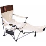 Aga Rybářské skládací křeslo s podnožkou DS717 Béžové – Zbozi.Blesk.cz