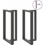 Omaxi 317544 Nohy barového stolu ve tvaru T 2 ks antracitové 60 x 35 x 100-101 cm ocel – Zboží Dáma