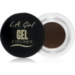 L,A, Girl Cosmetics Gel Eyeliner gelové oční linky Rich Chocolate Brown 3 g – Hledejceny.cz
