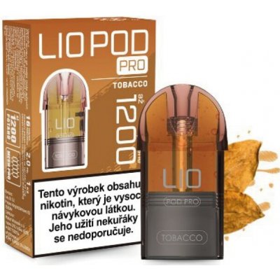 Lio Pod Pro Tobacco 16 mg 1200 potáhnutí – Zboží Mobilmania