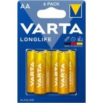 Varta LongLife Extra AA 6ks 4106 VA0009 – Zboží Živě
