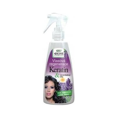 Bione Cosmetics Vlasová regenerace Keratin & Levandulový olej 260 ml – Hledejceny.cz