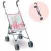 Kočárek pro panenku Corolle skládací Umbrella Stroller Mon Grand Poupon Canne Pink pro 36-42 cm