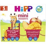 HiPP BIO Jablka s broskvemi 4 x 100 g – Zboží Dáma