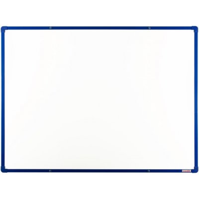 VMS Vision boardOK Tabule magnetická 120 x 90 cm, lakovaný povrch, modrý rám U20