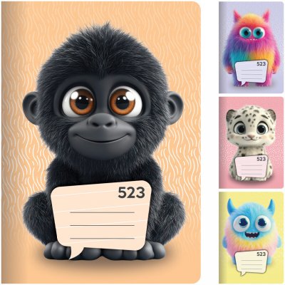 JUNIOR Zošit A5 linajkový 523 Exclusive – Zboží Mobilmania
