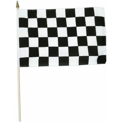 Vlajka CÍLOVÁ malá 30x45cm – Hledejceny.cz