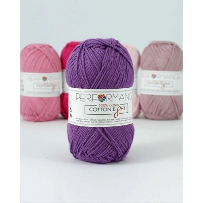 Performance Bavlněná příze Cotton Eight 1260 - fialová 50g 175m – Zboží Mobilmania