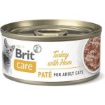 Brit Care Cat CANS Turkey Paté with Ham 70 g – Hledejceny.cz