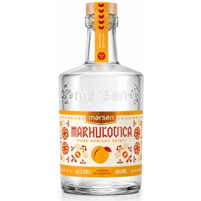 Marsen Marhuľovica 42% 0,5 l (holá láhev) – Hledejceny.cz