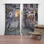Závěsy Městské kolo: 2 ks - 140x250 cm - Sablio – Hledejceny.cz