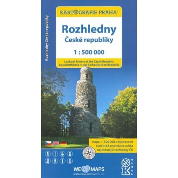 Rozhledny - ČR, 1:500 000