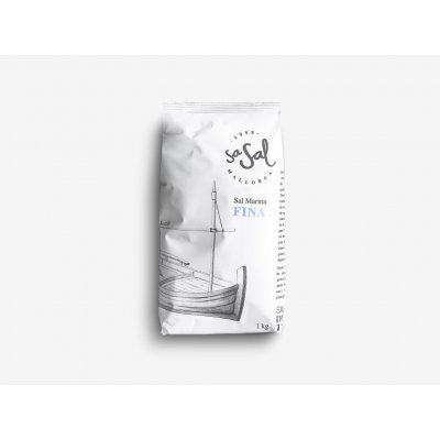 Natural Mallorca Sa Sal ECO mořská sůl jemná 1 kg – Zboží Dáma