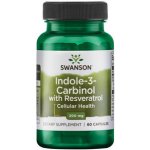 Swanson Indole-3-Carbinol with Resveratrol 200 mg 60 kapslí – Hledejceny.cz