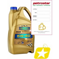 Ravenol RCS 5W-40 5 l