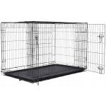 Dog Fantasy Klec skládací 2 dveře M 75 x 46 x 53 cm – Zboží Mobilmania