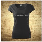 Bezvatriko.cz Intelligence is sexy Černá 208152 – Zboží Dáma
