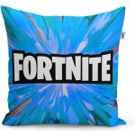 Sablio Polštář Fortnite modrá 40x40 – Zboží Dáma