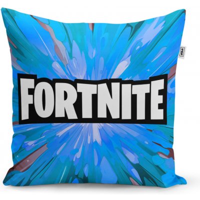 Sablio Polštář Fortnite modrá 40x40 – Zboží Dáma