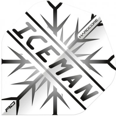 Red Dragon Letky Gerwyn Price Iceman Hardcore - Snowflake - Black RF6729 – Zboží Mobilmania