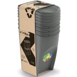 Prosperplast Sada 4 odpadkových košů SORTIBOX IV šedý 4 x 35 l – Zboží Dáma
