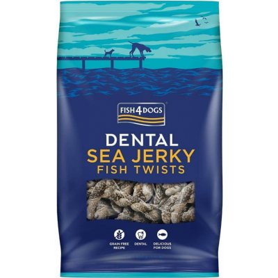 FISH4DOGS Dental Sea Jerky Fish Twists 500 g