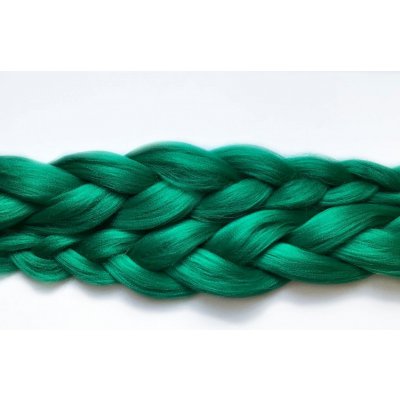 Kanekalon Easy Braid a Miss Rola Barva: D-GREEN (green, zelená), Značka: Miss Rola