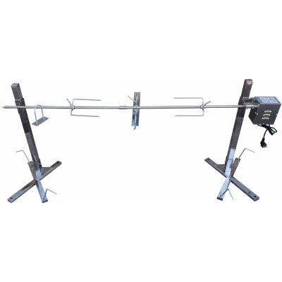 Goodgoods Grilovací rožeň set s motorem a stojanem 150 cm 70 kg 40034 – Zboží Dáma
