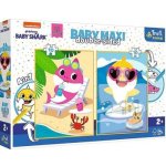 TREFL Oboustranné Baby Shark BABY MAXI 2x10 dílků – Zboží Dáma
