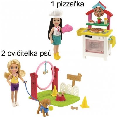 Barbie Chelsea s doplňky herní set Cvičitelka psů – Zboží Dáma