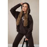 Kesi bavlněná souprava s vyšívaným nápisem Paradise hnědá – Sleviste.cz