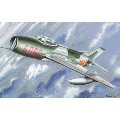 Směr plastikový model letadla ke slepení Shenyang J-6 Mig-19 slepovací stavebnice letadlo 1:72 – Zbozi.Blesk.cz