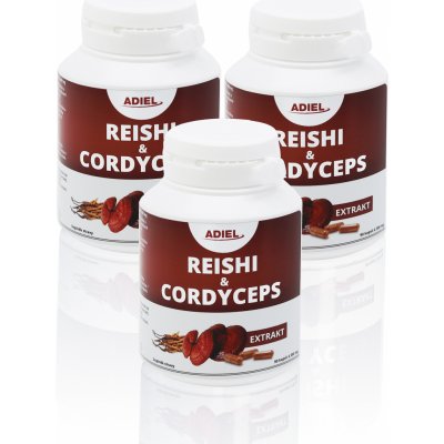 Adiel Reishi & Cordyceps 3 x 90 kapslí – Hledejceny.cz