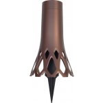 Váza hřbitovní Roseta bronz - se zápichem 1,3l – Hledejceny.cz