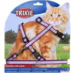 Trixie Postroj s vodítkem pro velké kočky Good Luck pošitý stužkou XL – Hledejceny.cz