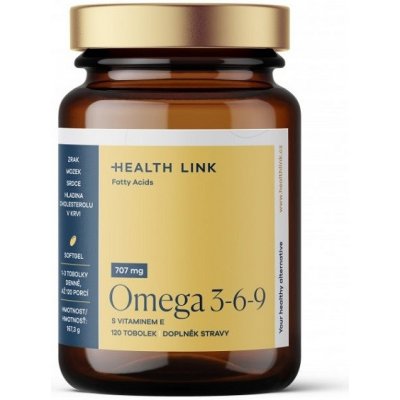 Health Link Omega 3-6-9 707 mg 120 tobolek – Hledejceny.cz