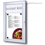 Jansen Display Venkovní uzamykatelná světelná menu vitrína A4 290 x 477 mm – Sleviste.cz