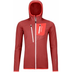 Ortovox Fleece Grid Hoody W's oranžová