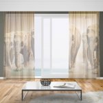 IMPAR Záclony Stádo slonů (Rozměr záclony: 150x250) – Hledejceny.cz