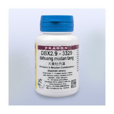 DBX2.9 dahuang mudan tang 36 tablet Pragon – Hledejceny.cz