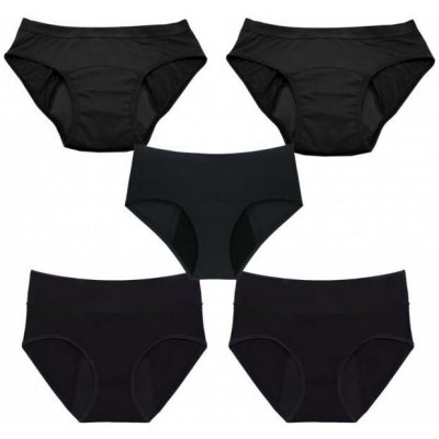 Mena by Moio sada menstruačních kalhotek Full Midi Bikini 5 ks – Sleviste.cz