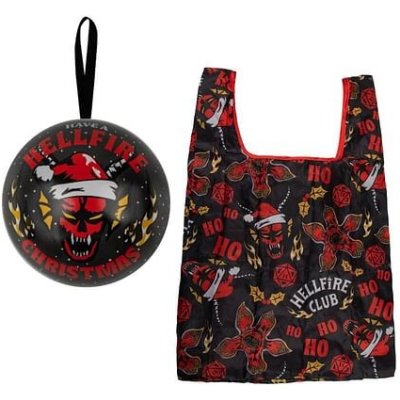 Cinereplicas Vánoční koule Stranger Things Taška Hellfire Club – Zboží Dáma