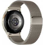 VSECHNONAMOBIL 125661 MILANESE Kovový řemínek pro Garmin Vivoactive 5 / Vivoactive 6 TITANIUM – Zboží Živě