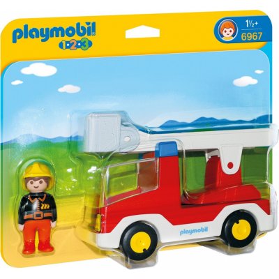 Playmobil 6967 Hasičské auto s žebříkem a košem – Sleviste.cz