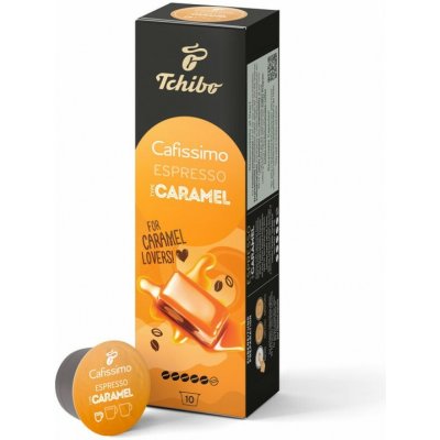 Tchibo Cafissimo Espresso Caramel 10 ks 75 g – Hledejceny.cz