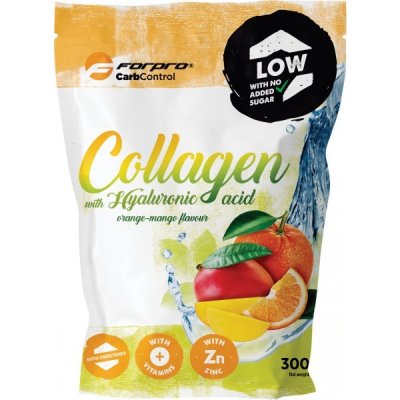 ForPro Kolagen s kyselinou hyaluronovou pomeranč mango 300 g – Hledejceny.cz