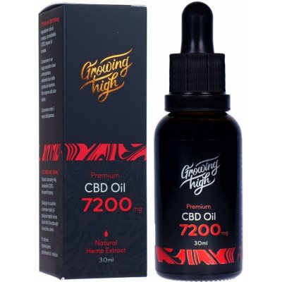 Growing High CBD oil 7200 mg olej kapky 30 ml – Zboží Mobilmania