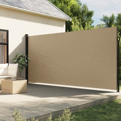 vidaXL Zatahovací boční markýza 200 x 300 cm Béžová – Zboží Mobilmania