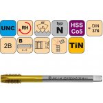 NÁSTROJE CZ Závitník strojní UNC 3/4"-10 2B HSSCo5 TiN DIN 376 B - CZZ3514-UNC-3/4"-10-2B – Hledejceny.cz