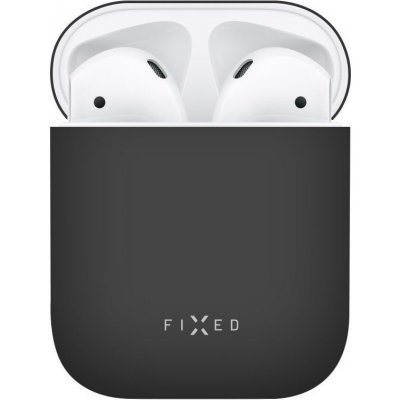 Klíčenka FIXED Silky ultratenké silikonové pouzdro Apple Airpods černé – Hledejceny.cz